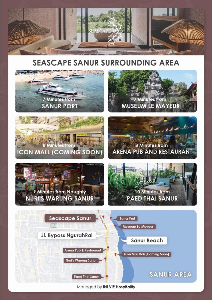 Seascape Luxury Resort & Spa Sanur By Ini Vie Hospitality (Adults Only) Екстериор снимка